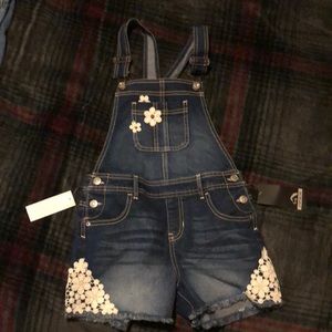 Jordache JD Shortall Crochet Floral Girls